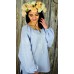 Embroidered blouse "Dew Drop 2"